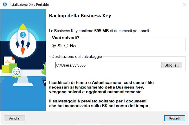 Backup Business Key