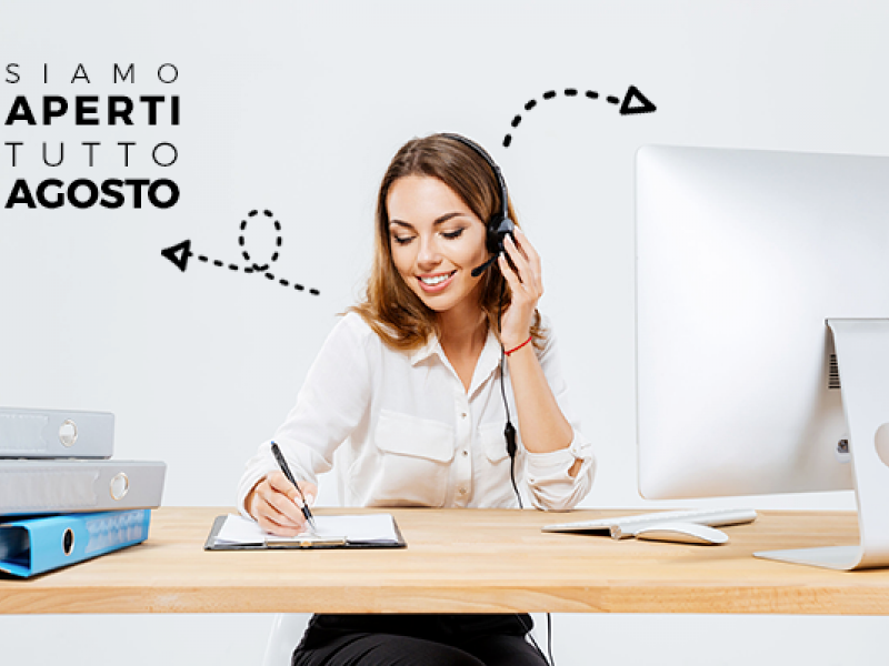 Ad agosto sempre aperti