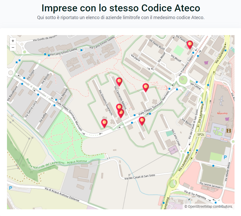 Imprese codice ATECO