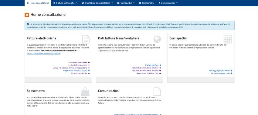 Consultation des factures &eacute;lectroniques