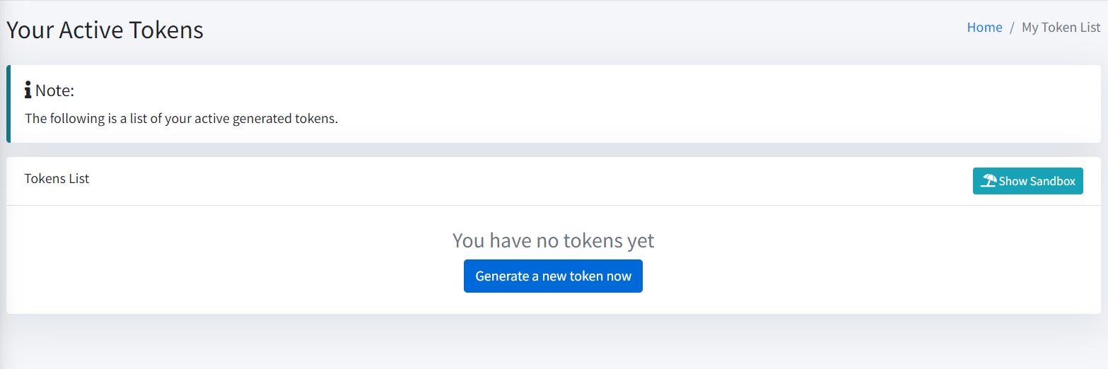 Create Token